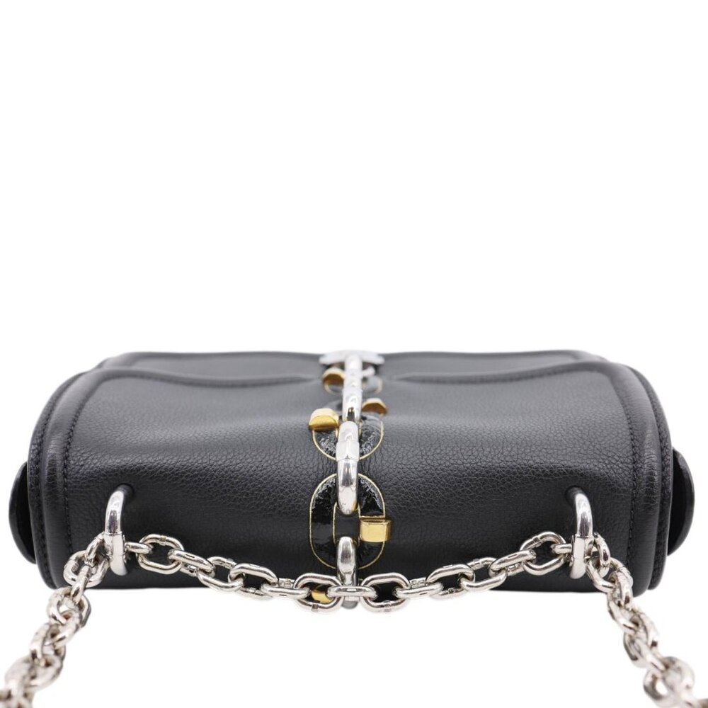 Louis Vuitton Chain It Leather Crossbody Bag Black - Picture 5 of 13
